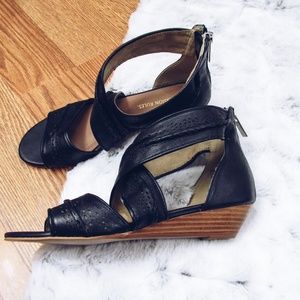 Genuine Leather Wrap Sandals